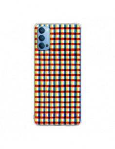 Coque Oppo Reno4 Pro 5G Crossed Eyes Lines Red - Ninola...