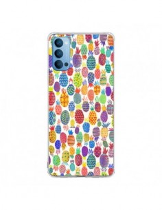 Coque Oppo Reno4 Pro 5G Cute Pineapples - Ninola Design