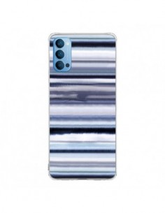 Coque Oppo Reno4 Pro 5G Degrade Stripes Watercolor Navy -...