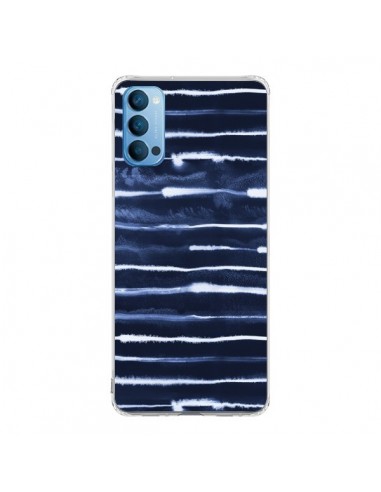 Coque Oppo Reno4 Pro 5G Electric Lines Navy - Ninola Design