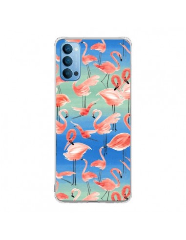 Coque Oppo Reno4 Pro 5G Flamingo Pink - Ninola Design