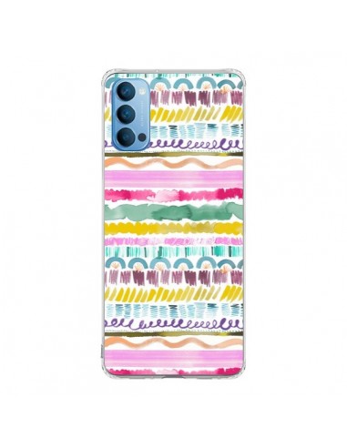 Coque Oppo Reno4 Pro 5G Garlands Tribal - Ninola Design