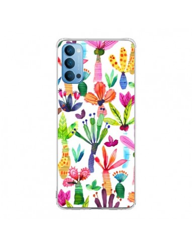 Coque Oppo Reno4 Pro 5G Overlapped Watercolor Dots - Ninola Design