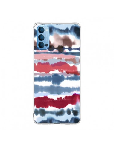 Coque Oppo Reno4 Pro 5G Smoky Marble Watercolor Dark - Ninola Design