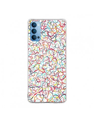 Coque Oppo Reno4 Pro 5G Water Drawings White - Ninola Design