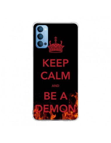 Coque Oppo Reno4 Pro 5G Keep Calm and Be A Demon - Nico