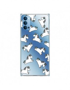 Coque Oppo Reno4 Pro 5G Licorne Crinière Transparente - Nico