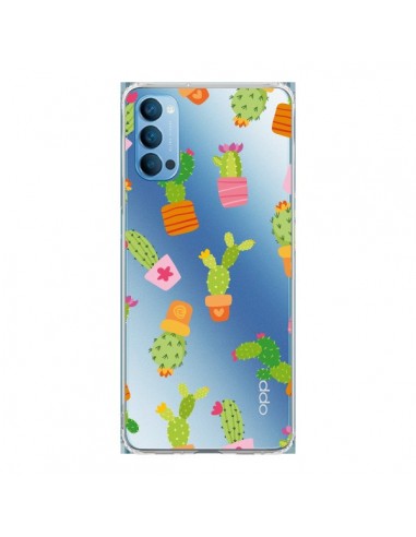 Coque Oppo Reno4 Pro 5G Cactus Méli Mélo Transparente - Nico