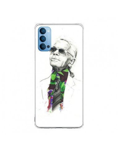 Coque Oppo Reno4 Pro 5G Karl Lagerfeld Fashion Mode Designer - Percy