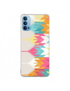 Coque Oppo Reno4 Pro 5G Azteque Aztec Tribal Pura Vida -...