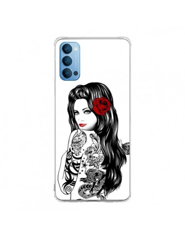 Coque Oppo Reno4 Pro 5G Tattoo Girl Lolita - Rachel Caldwell