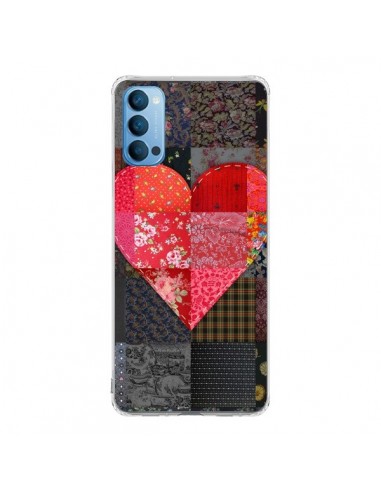 Coque Oppo Reno4 Pro 5G Coeur Heart Patch - Rachel Caldwell