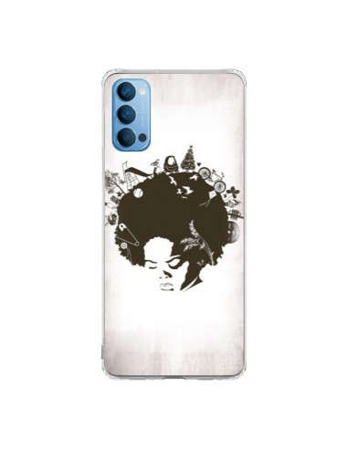 Coque Oppo Reno4 Pro 5G Childhood Garden Afro - Rachel Caldwell