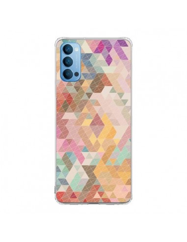 Coque Oppo Reno4 Pro 5G Azteque Pattern Triangles - Rachel Caldwell