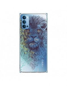 Coque Oppo Reno4 Pro 5G Roi Lion King Transparente -...