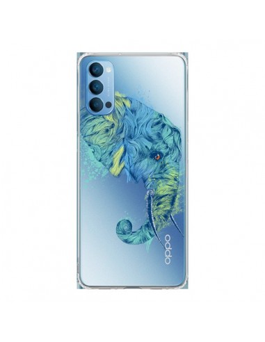 Coque Oppo Reno4 Pro 5G Elephant Elefant Transparente - Rachel Caldwell