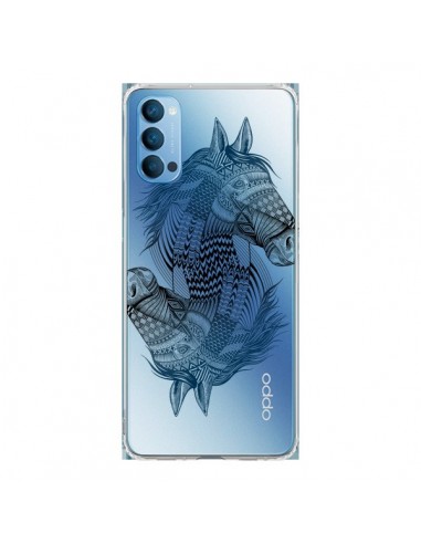 Coque Oppo Reno4 Pro 5G Cheval Horse Double Transparente - Rachel Caldwell