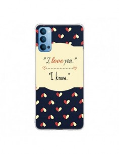 Coque Oppo Reno4 Pro 5G I love you - R Delean