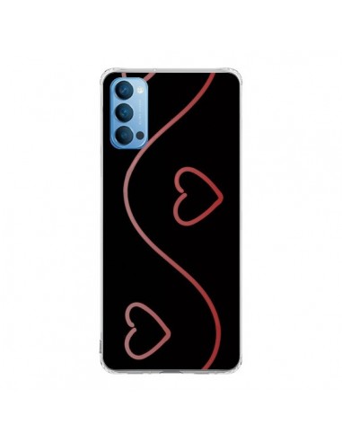 Coque Oppo Reno4 Pro 5G Coeur Love Rouge - R Delean