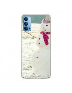 Coque Oppo Reno4 Pro 5G Bonhomme de Neige - R Delean