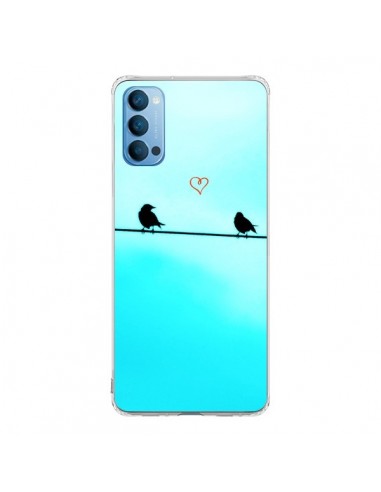 Coque Oppo Reno4 Pro 5G Oiseaux Birds Amour Love - R Delean