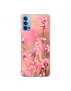 Coque Oppo Reno4 Pro 5G Fleurs Bourgeons Roses - R Delean