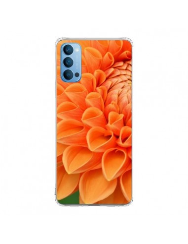 Coque Oppo Reno4 Pro 5G Fleurs oranges flower - R Delean