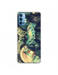 Coque Oppo Reno4 Pro 5G Manege Enfant Carrousel Chevaux -...