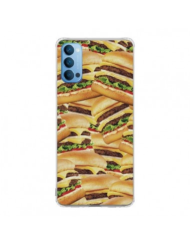 Coque Oppo Reno4 Pro 5G Burger Hamburger Cheeseburger - Rex Lambo