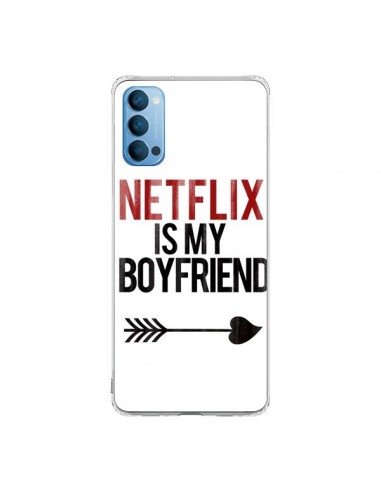 Coque Oppo Reno4 Pro 5G Netflix is my Boyfriend - Rex Lambo