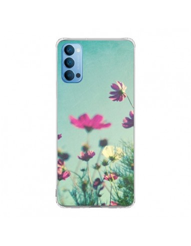 Coque Oppo Reno4 Pro 5G Fleurs Reach for the Sky - Sylvia Cook