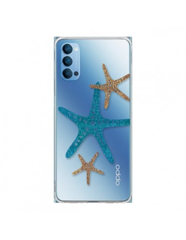 Coque Oppo Reno4 Pro 5G Etoile de Mer Starfish Transparente - Sylvia Cook