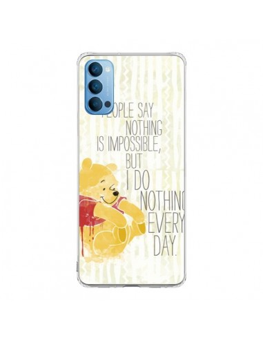 Coque Oppo Reno4 Pro 5G Winnie I do nothing every day - Sara Eshak