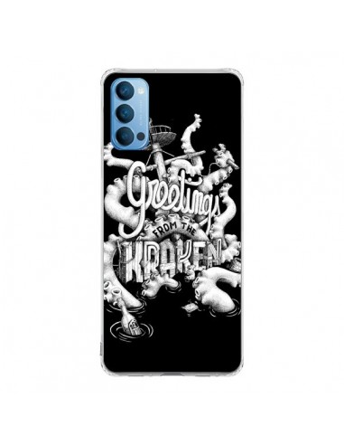 Coque Oppo Reno4 Pro 5G Greetings from the kraken Tentacules Poulpe - Senor Octopus