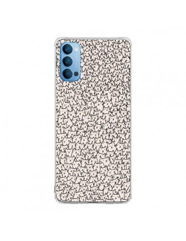 Coque Oppo Reno4 Pro 5G A lot of cats chat - Santiago Taberna