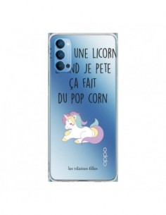 Coque Oppo Reno4 Pro 5G Je suis une licorne, quand je...