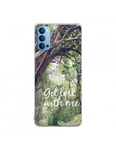 Coque Oppo Reno4 Pro 5G Get lost with him Paysage Foret Palmiers - Tara Yarte