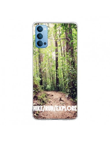 Coque Oppo Reno4 Pro 5G Hike Run Explore Paysage Foret - Tara Yarte