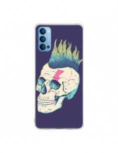 Coque Oppo Reno4 Pro 5G Tête de mort Punk - Victor Vercesi