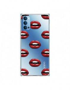 Coque Oppo Reno4 Pro 5G Lèvres Rouges Lips Transparente -...