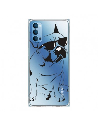 Coque Oppo Reno4 Pro 5G Chien Bulldog Dog Transparente - Yohan B.