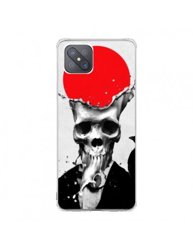 Coque Oppo Reno4 Z 5G Splash Skull Tête de Mort - Ali Gulec