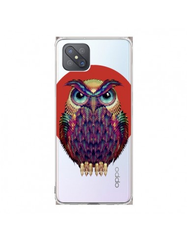 Coque Oppo Reno4 Z 5G Chouette Hibou Owl Transparente - Ali Gulec