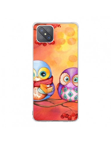 Coque Oppo Reno4 Z 5G Chouette Arbre - Annya Kai