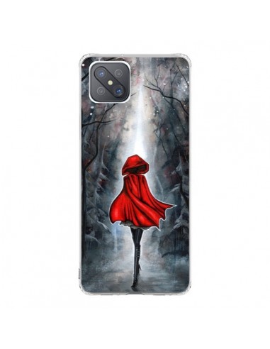 Coque Oppo Reno4 Z 5G Le Petit Chaperon Rouge Bois - Annya Kai