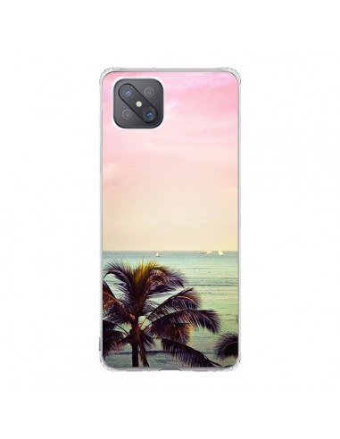 Coque Oppo Reno4 Z 5G Sunset Palmier Palmtree - Asano Yamazaki