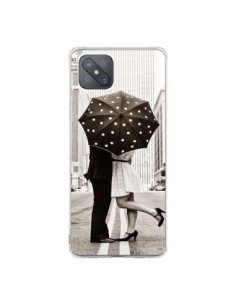 Coque Oppo Reno4 Z 5G Secret under Umbrella Amour Couple...
