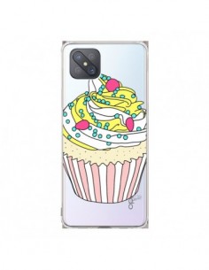 Coque Oppo Reno4 Z 5G Cupcake Dessert Transparente -...