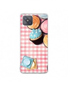 Coque Oppo Reno4 Z 5G Petit Dejeuner Cupcakes - Benoit...