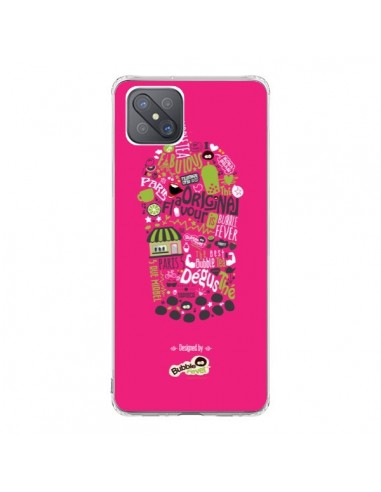 Coque Oppo Reno4 Z 5G Bubble Fever Original Flavour Rose - Bubble Fever